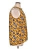 Tabitha Webb 100% Polyester Yellow Sleeveless Blouse Size XL - photo 4