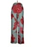 Assorted Brands Floral Teal Casual Pants Size 2 - photo 1