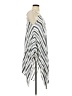Goa 100% Rayon Stripes Silver Casual Dress Size Sm (T1) - photo 4