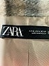 Zara Plaid Brown Coat Size M - photo 6
