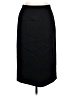 Aritzia 100% Wool Chevron-herringbone Black Wool Skirt Size 10 - photo 1