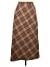 Sag Harbor Plaid Brown Formal Skirt Size 6 (petite) - photo 1