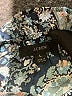 J.Crew 100% Polyester Paisley Blue Long Sleeve Blouse Size L - photo 7