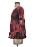 Lee Burgundy Short Sleeve Blouse Size S - photo 5