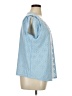 Shein Curve Blue Short Sleeve Blouse Size 14 Plus (1) - photo 4