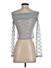 Edikted Gray Long Sleeve Top Size S - photo 2