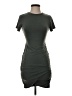 Express Solid Gray Casual Dress Size XXS - photo 1