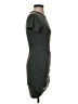 Express Solid Gray Casual Dress Size XXS - photo 4