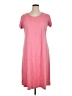 Lands' End Solid Pink Casual Dress Size XL - photo 1