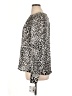 Kasper Animal Print Silver Long Sleeve Blouse Size XL - photo 5