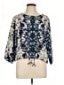 Tuckernuck Blue 3/4 Sleeve Blouse Size L - photo 1