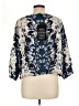 Tuckernuck Blue 3/4 Sleeve Blouse Size L - photo 2