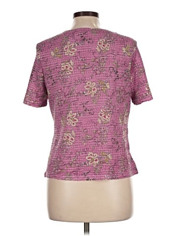 JM Collection Short Sleeve Blouse (view 2)