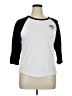Assorted Brands Silver 3/4 Sleeve T-Shirt Size XL - photo 1