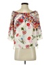 Jealous Tomato Ivory 3/4 Sleeve Blouse Size S - photo 1