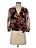 Madewell 100% Polyester Black 3/4 Sleeve Blouse Size XS - photo 1