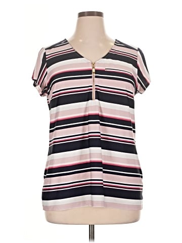 Roz & Ali Short Sleeve Blouse (view 1)