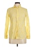 J.Crew Checkered-gingham Yellow Long Sleeve Button-Down Shirt Size 6 (petite) - photo 1