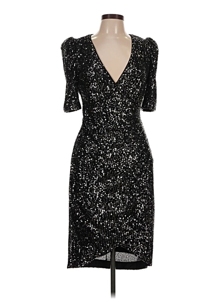 Pre-owned Calvin Klein Cocktail Dress In Black