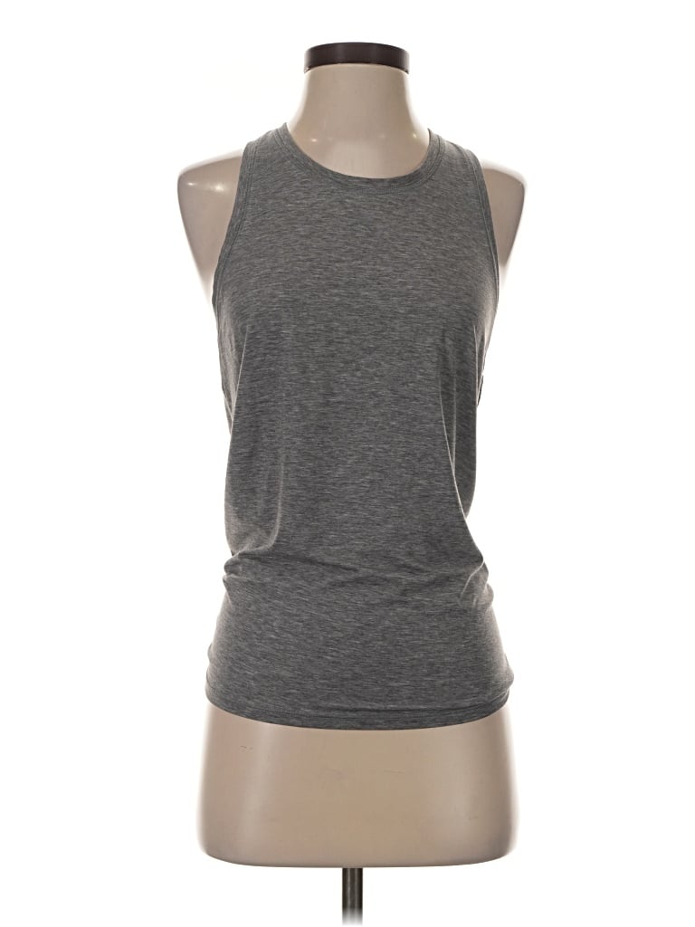 Pre-owned Gap Fit Active Tank Top In Gray