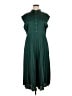 J.Crew 100% Polyester Solid Green Casual Dress Size 16 - photo 1