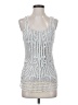 Lauren Conrad 100% Rayon Silver Sleeveless Top Size S - photo 1