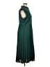J.Crew 100% Polyester Solid Green Casual Dress Size 16 - photo 4