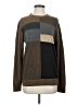 Haggar 100% Acrylic Color Block Brown Pullover Sweater Size S - photo 1