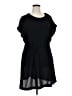 Cotélac 100% Polyester Solid Black Casual Dress Size XL (4) - photo 1