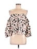 Express 100% Polyester Ivory 3/4 Sleeve Blouse Size M - photo 1