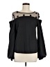 Assorted Brands 100% Polyester Black Long Sleeve Blouse Size M - photo 1