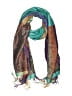 Unbranded Paisley Teal Scarf One size - photo 1