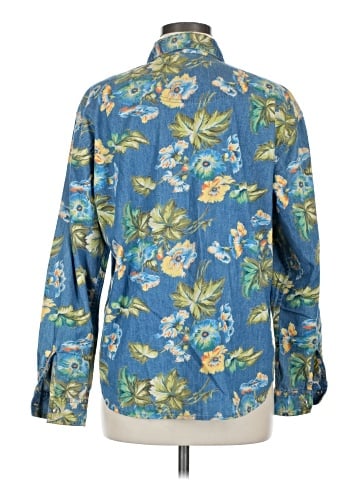 Lizwear by Liz Claiborne Long Sleeve Button-Down Shirt (view 2)