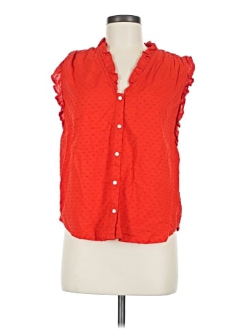 St. John's Bay Sleeveless Button-Down Shirt (view 1)