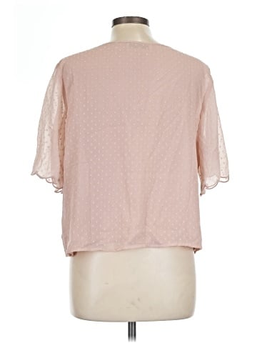 Violeta by Mango Short Sleeve Blouse (view 2)