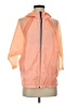 Adidas Neo Label 100% Polyester Color Block Orange Raincoat Size S - photo 1