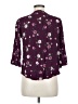 Fun2Fun 100% Rayon Purple 3/4 Sleeve Blouse Size M - photo 2