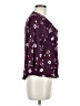 Fun2Fun 100% Rayon Purple 3/4 Sleeve Blouse Size M - photo 4