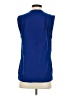 Splendid Blue Sleeveless Blouse Size XS - photo 2