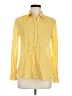 J.Crew Checkered-gingham Yellow Long Sleeve Button-Down Shirt Size 6 - photo 1