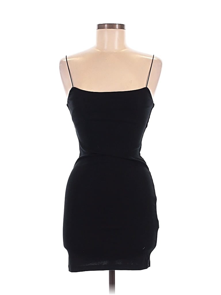 Pre-owned Zara Cocktail Dress In Black