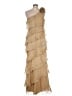 Xscape 100% Polyester Tan Cocktail Dress Size 6 - photo 2