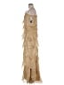 Xscape 100% Polyester Tan Cocktail Dress Size 6 - photo 5