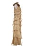 Xscape 100% Polyester Tan Cocktail Dress Size 6 - photo 4