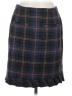 CAbi Plaid Blue Casual Skirt Size 8 - photo 1