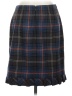 CAbi Plaid Blue Casual Skirt Size 8 - photo 2