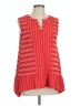Ava James Red Sleeveless Blouse Size L - photo 1