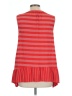 Ava James Red Sleeveless Blouse Size L - photo 2