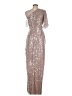 Mac Duggal 100% Polyester Silver Cocktail Dress Size 6 - photo 2