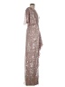 Mac Duggal 100% Polyester Silver Cocktail Dress Size 6 - photo 4